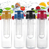 REFRESH Flip Top Fruit Infusion Water Bottle