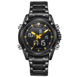 Men's Stainless Steel Digital Chronograph Watch