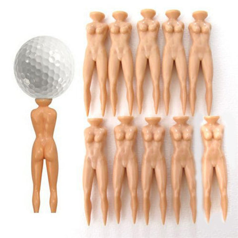 CLASSY GOLF Nude Lady Golf Tees (10 Pieces)