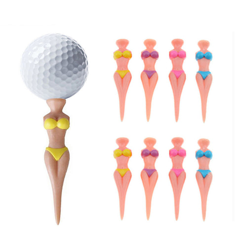 CLASSY GOLF Bikini Lady Golf Tees (10 Pieces)